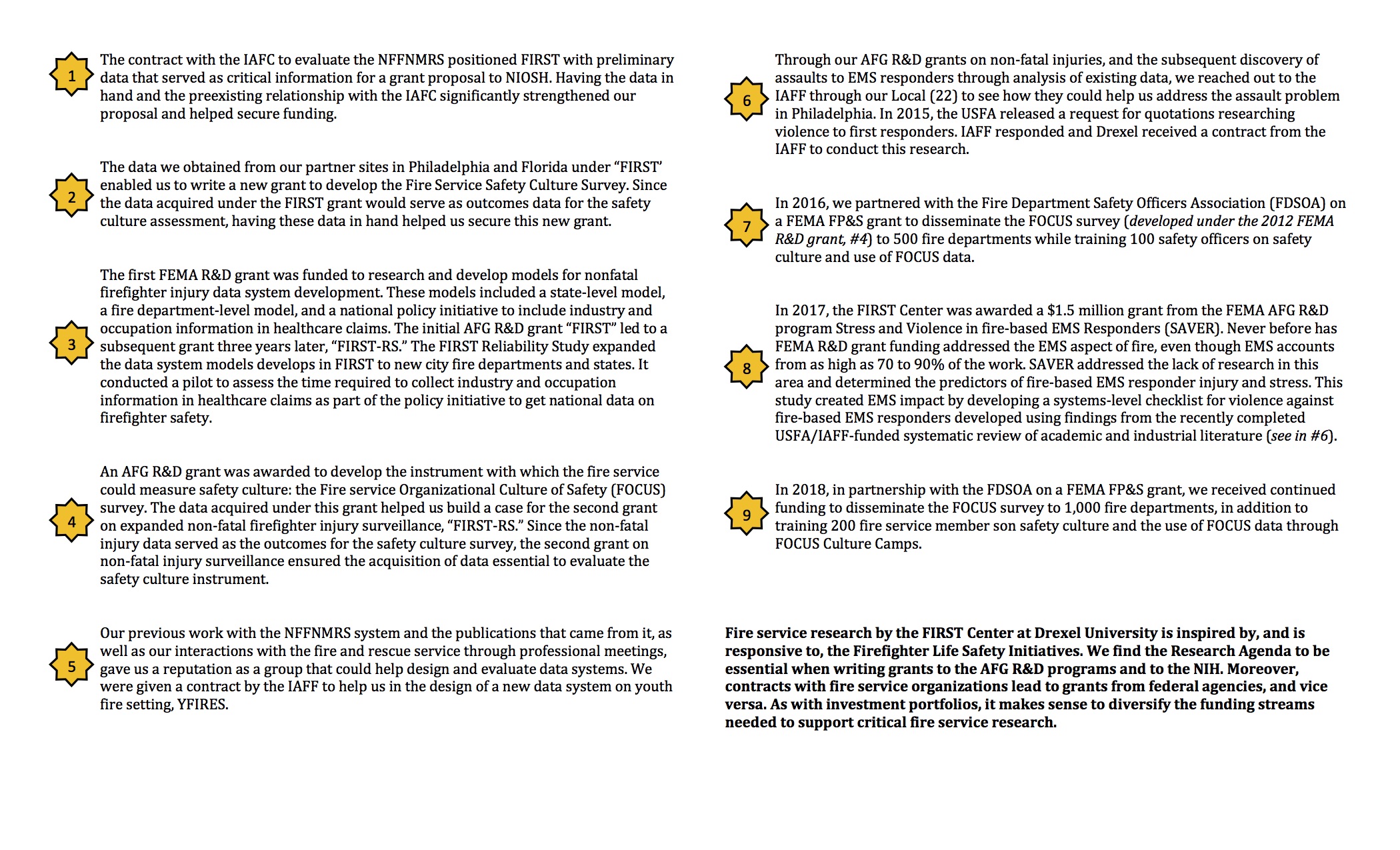 NLSI FIRST Timeline page 2